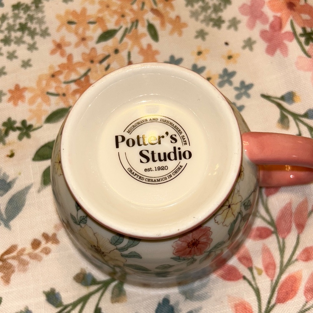 Potter Studio Foral Pink Mug - Picture 4 of 5